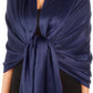 Sakkas 78" X 28" Rayon from Bamboo Soft Solid Pashmina Shawl / Wrap / Stole