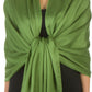 Sakkas 78" X 28" Rayon from Bamboo Soft Solid Pashmina Shawl / Wrap / Stole