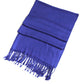 Sakkas 78" X 28" Rayon from Bamboo Soft Solid Pashmina Shawl / Wrap / Stole