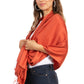 Sakkas 78" X 28" Rayon from Bamboo Soft Solid Pashmina Shawl / Wrap / Stole