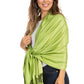 Sakkas 78" X 28" Rayon from Bamboo Soft Solid Pashmina Shawl / Wrap / Stole