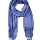 Sakkas 78" X 28" Rayon from Bamboo Soft Solid Pashmina Shawl / Wrap / Stole