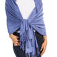 Sakkas 78" X 28" Rayon from Bamboo Soft Solid Pashmina Shawl / Wrap / Stole
