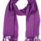 Sakkas 78" X 28" Rayon from Bamboo Soft Solid Pashmina Shawl / Wrap / Stole