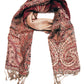 Sakkas 70" x 28" Big Paisley Jacquard Layered Woven Pashmina Shawl / Wrap Stole