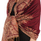 Sakkas 70" x 28" Big Paisley Jacquard Layered Woven Pashmina Shawl / Wrap Stole