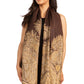Sakkas 70" x 28" Big Paisley Jacquard Layered Woven Pashmina Shawl / Wrap Stole