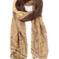 Sakkas 70" x 28" Big Paisley Jacquard Layered Woven Pashmina Shawl / Wrap Stole