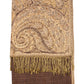 Sakkas 70" x 28" Big Paisley Jacquard Layered Woven Pashmina Shawl / Wrap Stole