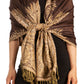 Sakkas 70" x 28" Big Paisley Jacquard Layered Woven Pashmina Shawl / Wrap Stole