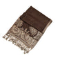 Sakkas 70" x 28" Big Paisley Jacquard Layered Woven Pashmina Shawl / Wrap Stole