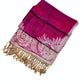 Sakkas 70" x 28" Big Paisley Jacquard Layered Woven Pashmina Shawl / Wrap Stole