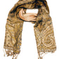 Sakkas 70" x 28" Big Paisley Jacquard Layered Woven Pashmina Shawl / Wrap Stole