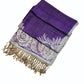 Sakkas 70" x 28" Big Paisley Jacquard Layered Woven Pashmina Shawl / Wrap Stole