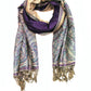 Sakkas 70" x 28" Big Paisley Jacquard Layered Woven Pashmina Shawl / Wrap Stole