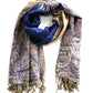Sakkas 70" x 28" Big Paisley Jacquard Layered Woven Pashmina Shawl / Wrap Stole
