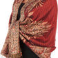 Sakkas 70" x 28" Big Paisley Jacquard Layered Woven Pashmina Shawl / Wrap Stole