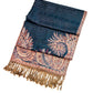 Sakkas 70" x 28" Big Paisley Jacquard Layered Woven Pashmina Shawl / Wrap Stole