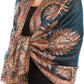 Sakkas 70" x 28" Big Paisley Jacquard Layered Woven Pashmina Shawl / Wrap Stole