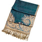 Sakkas 70" x 28" Big Paisley Jacquard Layered Woven Pashmina Shawl / Wrap Stole