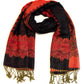 Sakkas 70" x 28" Border Pattern Layered Woven Pashmina Shawl Scarf Wrap Stole