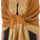 Sakkas 70" x 28" Border Pattern Layered Woven Pashmina Shawl Scarf Wrap Stole