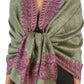 Sakkas 70" x 28" Border Pattern Layered Woven Pashmina Shawl Scarf Wrap Stole