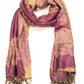 Sakkas 70" x 28" Border Pattern Layered Woven Pashmina Shawl Scarf Wrap Stole