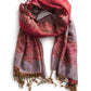 Sakkas 70" x 28" Border Pattern Layered Woven Pashmina Shawl Scarf Wrap Stole