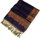 Sakkas 70" x 28" Border Pattern Layered Woven Pashmina Shawl Scarf Wrap Stole