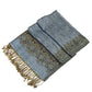 Sakkas 70" x 28" Border Pattern Layered Woven Pashmina Shawl Scarf Wrap Stole