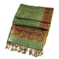 Sakkas 70" x 28" Border Pattern Layered Woven Pashmina Shawl Scarf Wrap Stole