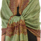 Sakkas 70" x 28" Border Pattern Layered Woven Pashmina Shawl Scarf Wrap Stole