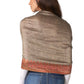Sakkas 70" x 28" Border Pattern Layered Woven Pashmina Shawl Scarf Wrap Stole