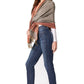 Sakkas 70" x 28" Border Pattern Layered Woven Pashmina Shawl Scarf Wrap Stole