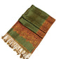 Sakkas 70" x 28" Border Pattern Layered Woven Pashmina Shawl Scarf Wrap Stole