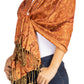Sakkas Double Layer Jacquard Paisley Pashmina Shawl / Wrap / Stole