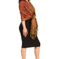 Sakkas Double Layer Jacquard Paisley Pashmina Shawl / Wrap / Stole