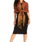 Sakkas Double Layer Jacquard Paisley Pashmina Shawl / Wrap / Stole