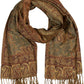 Sakkas Double Layer Jacquard Paisley Pashmina Shawl / Wrap / Stole
