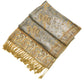Sakkas Double Layer Jacquard Paisley Pashmina Shawl / Wrap / Stole
