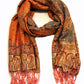 Sakkas Double Layer Jacquard Paisley Pashmina Shawl / Wrap / Stole