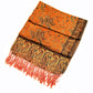 Sakkas Double Layer Jacquard Paisley Pashmina Shawl / Wrap / Stole