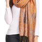 Sakkas Double Layer Jacquard Paisley Pashmina Shawl / Wrap / Stole