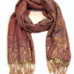 Sakkas Double Layer Jacquard Paisley Pashmina Shawl / Wrap / Stole