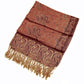 Sakkas Double Layer Jacquard Paisley Pashmina Shawl / Wrap / Stole
