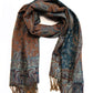 Sakkas Double Layer Jacquard Paisley Pashmina Shawl / Wrap / Stole