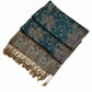 Sakkas Double Layer Jacquard Paisley Pashmina Shawl / Wrap / Stole