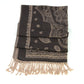 Sakkas Lightweight Two Tone Paisley Design Pashmina Fringe Scarf / Stole / Wrap
