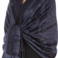Sakkas Lightweight Two Tone Paisley Design Pashmina Fringe Scarf / Stole / Wrap